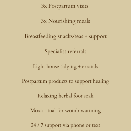 Flourish | Postpartum Package